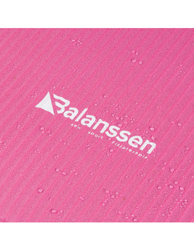 Mata rehabilitacyjna NBR do ćwiczeń joga i pilates antypoślizgowa Balanssen różowa