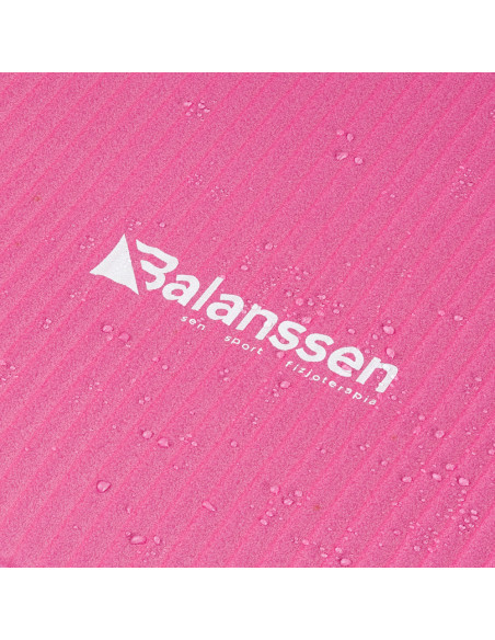 Mata rehabilitacyjna NBR do ćwiczeń joga i pilates antypoślizgowa Balanssen różowa