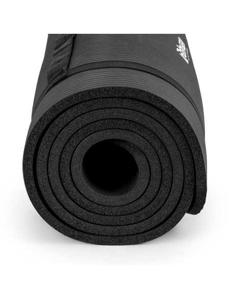 Mata rehabilitacyjna NBR do ćwiczeń joga i pilates antypoślizgowa Balanssen czarna