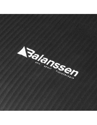 Mata rehabilitacyjna NBR do ćwiczeń joga i pilates antypoślizgowa Balanssen czarna