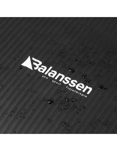 Mata rehabilitacyjna NBR do ćwiczeń joga i pilates antypoślizgowa Balanssen czarna