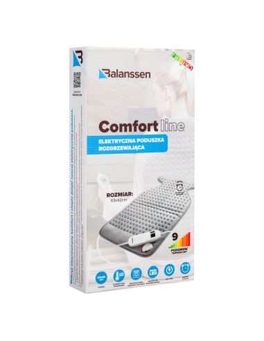 Elektryczna poduszka rozgrzewająca, mata grzewcza Balanssen ComfortLine 63x42cm