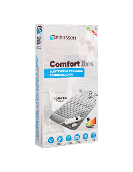 Elektryczna poduszka rozgrzewająca, mata grzewcza Balanssen ComfortLine 63x42cm