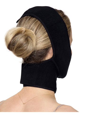 Opaska na głowę, twarz po zabiegu liftingu i liposukcji Sigvaris Aesthetic Medical Care FACE GARMENT