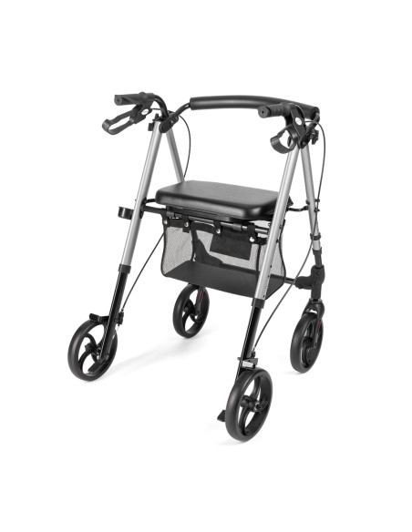Podpórka aluminiowa 4-kołowa, składany lekki chodzik Timago Alina