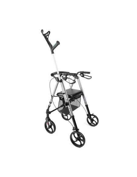 Podpórka aluminiowa 4-kołowa, składany lekki chodzik Timago Alina