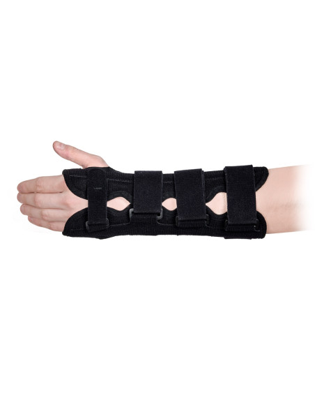 Długa orteza nadgarstka z dopinaną stalką na kciuk stabilizator Reha Fund O-1761