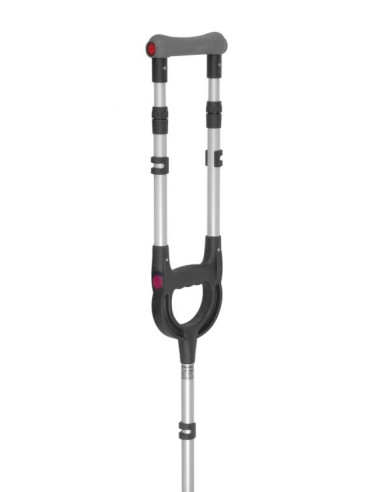 Czwórnóg rehabilitacyjny aluminiowy z podparciem pachowym Mikirad