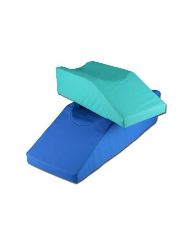 Szyna Brauna z wgłębieniem, duża podkładka pod nogę w pokrowcu bawełnianym 80x30x19,5cm