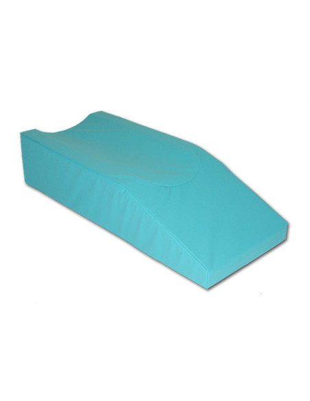 Szyna Brauna z wgłębieniem, duża podkładka pod nogę w pokrowcu bawełnianym 80x30x19,5cm