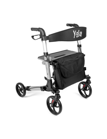 Podpórka 4-kołowa aluminiowa, chodzik na kółkach Timago Yola