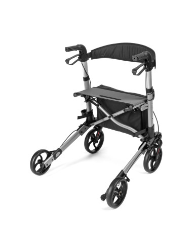 Podpórka 4-kołowa aluminiowa, chodzik na kółkach Timago Yola