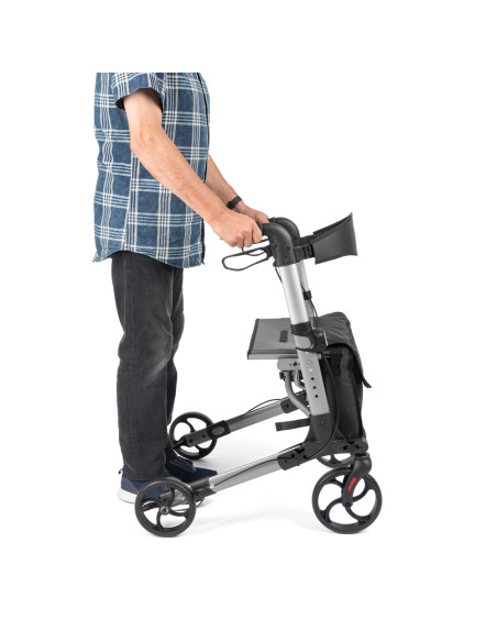 Podpórka 4-kołowa aluminiowa, chodzik na kółkach Timago Yola