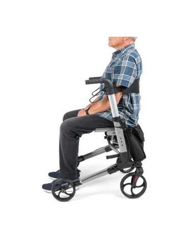 Podpórka 4-kołowa aluminiowa, chodzik na kółkach Timago Yola