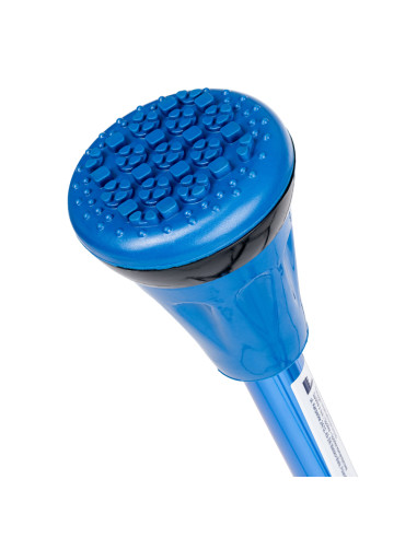 Laska inwalidzka składana aluminiowa w pokrowcu Timago PrimeTim niebieska