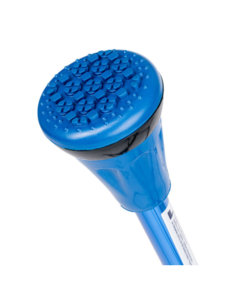 Laska inwalidzka składana aluminiowa w pokrowcu Timago PrimeTim niebieska