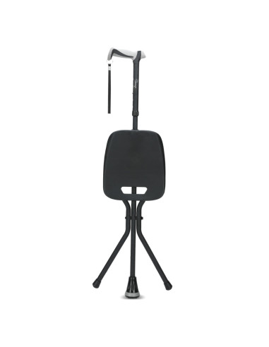 Laska inwalidzka aluminiowa z siedziskiem krzesełkiem Timago SeatTim