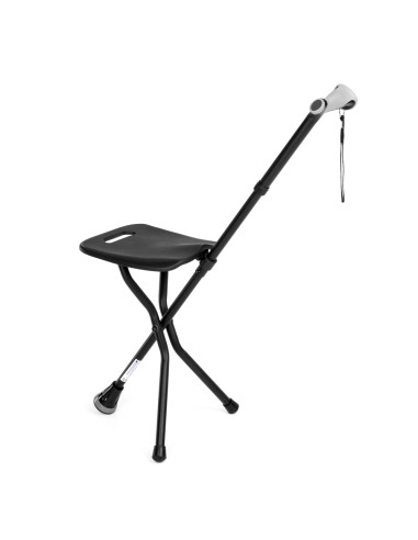 Laska inwalidzka aluminiowa z siedziskiem krzesełkiem Timago SeatTim