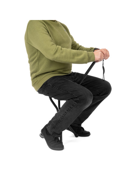 Laska inwalidzka aluminiowa z siedziskiem krzesełkiem Timago SeatTim