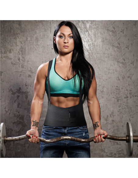 Pas lędźwiowy przemysłowy sztywny z szelkami do podnoszenia ciężkich przedmiotów