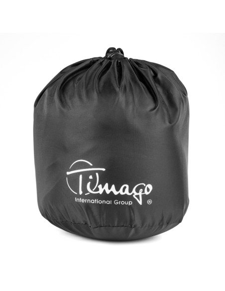 Ortopedyczna odciążająca poduszka podróżna typu rogal Timago TravelTim niebieska