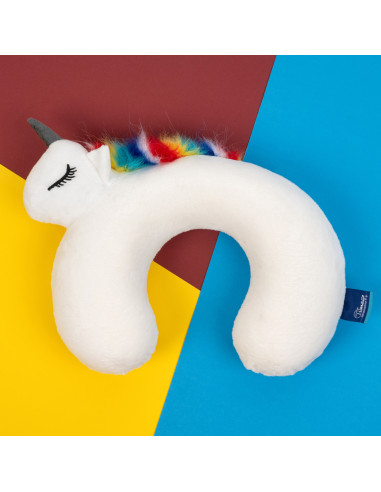 Poduszka ortopedyczna odciążająca podróżna typu rogal dla dzieci w kształcie jednorożca Timago UnicornTim
