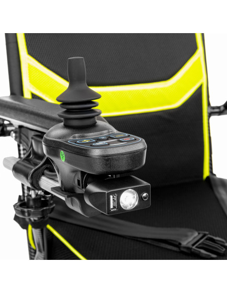 Wózek inwalidzki elektryczny aluminiowy składany Timago FlashTim