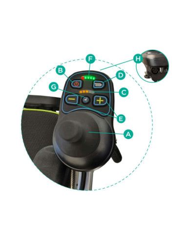 Wózek inwalidzki elektryczny aluminiowy składany Timago FlashTim