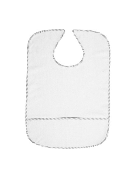 Śliniak z kieszonką dla dorosłych wielorazowy wodoodporny Timago BIB-TIM