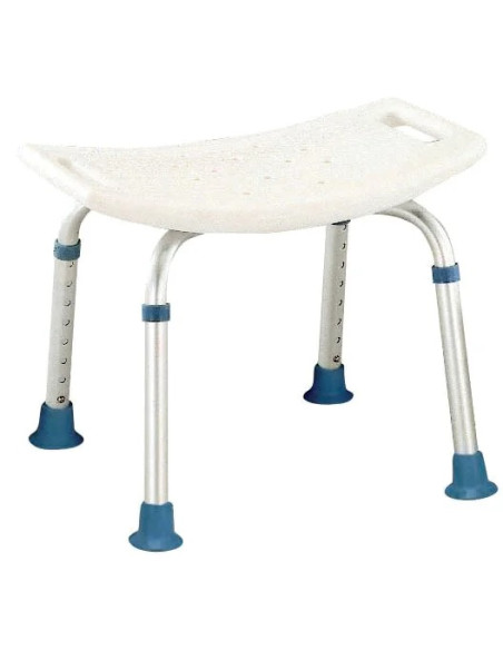 Taboret prysznicowy prostokątny, stołek pod prysznic do łazienki Mobilex 50x30cm