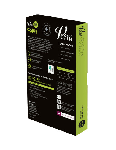 Męskie podkolanówki przeciwżylakowe CCL1 18-21mmHg Veera Color