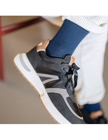 Męskie podkolanówki przeciwżylakowe CCL1 18-21mmHg Veera Color