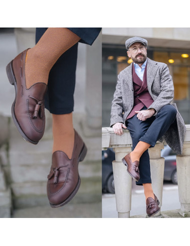 Męskie podkolanówki przeciwżylakowe CCL1 18-21mmHg Veera Color