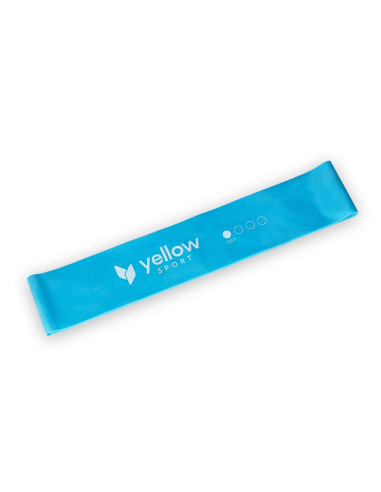 Guma do ćwiczeń yellowLOOP band pętla taśma oporowa niebieska opór 1-5kg
