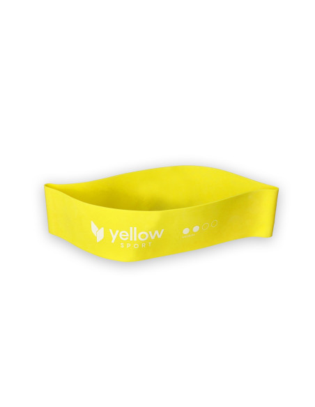Guma do ćwiczeń yellowLOOP band pętla taśma oporowa żółta opór 5-10kg