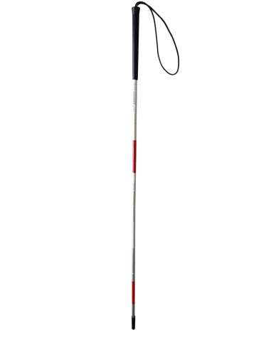 Laska inwalidzka dla niewidomych i niedowidzących z odblaskami, składana Mobilex Blind Cane