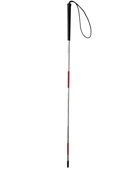 Laska inwalidzka dla niewidomych i niedowidzących z odblaskami, składana Mobilex Blind Cane