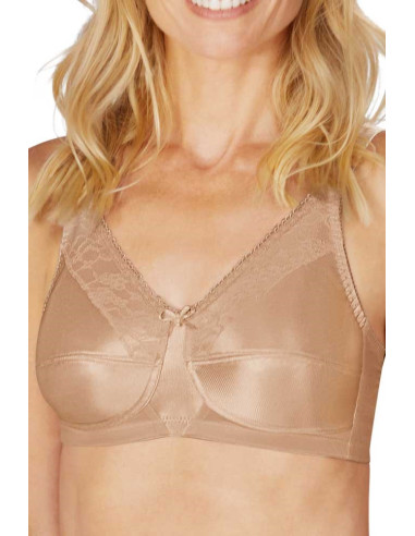 Biustonosz pooperacyjny bez fiszbin do protezy piersi Amoena Nancy SB