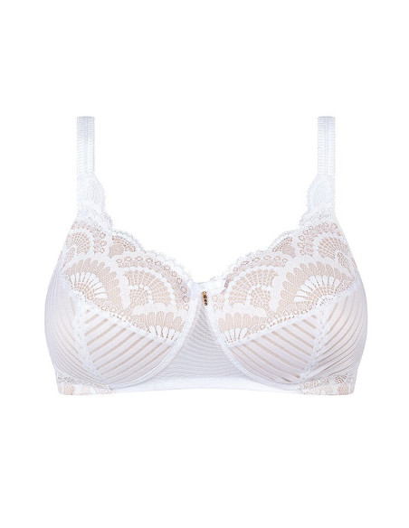 Biustonosz pooperacyjny usztywniany bez fiszbin do protezy piersi Amoena Karolina SBP