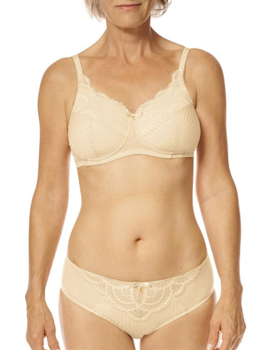 Biustonosz pooperacyjny usztywniany bez fiszbin do protezy piersi Amoena Karolina SBP