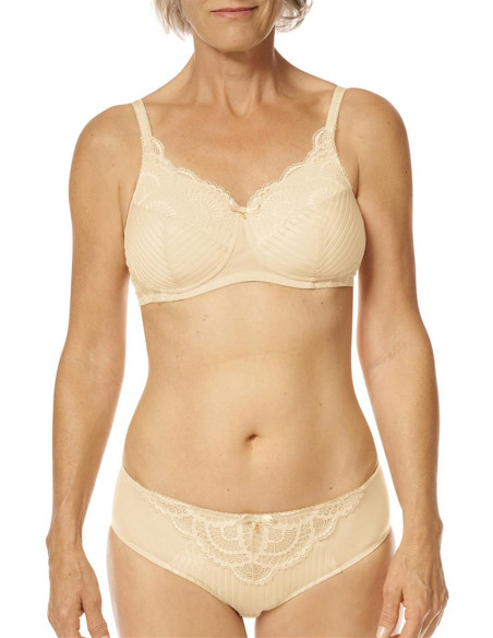 Biustonosz pooperacyjny usztywniany bez fiszbin do protezy piersi Amoena Karolina SBP