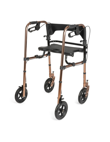 Balkonik czterokołowy z hamulcami i siedziskiem Timago Defender