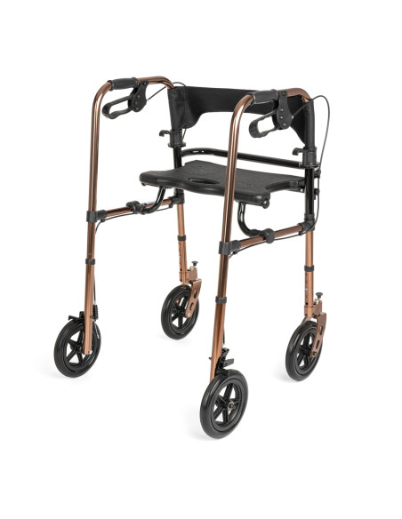 Balkonik czterokołowy z hamulcami i siedziskiem Timago Defender