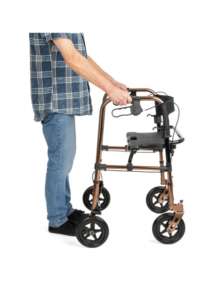 Balkonik czterokołowy z hamulcami i siedziskiem Timago Defender