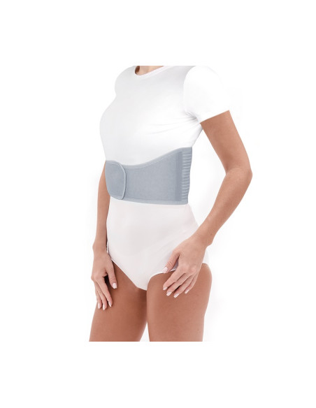 Pas żebrowy damski, uniwersalny na rzepy Armedical IMMOBILO RIB-D AR-7600 szary