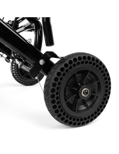 Wózek inwalidzki stalowy z funkcją transportową  i uchwytem do przewożenia Timago Mobil-Tim Plus