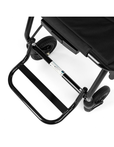 Wózek inwalidzki stalowy z funkcją transportową  i uchwytem do przewożenia Timago Mobil-Tim Plus