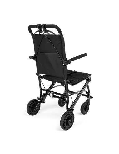 Wózek inwalidzki stalowy z funkcją transportową  i uchwytem do przewożenia Timago Mobil-Tim Plus
