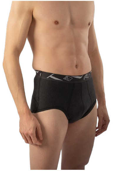 Męskie majtki przepuklinowe podtrzymujące, slipy z pelotami dla mężczyzn HERNIX42