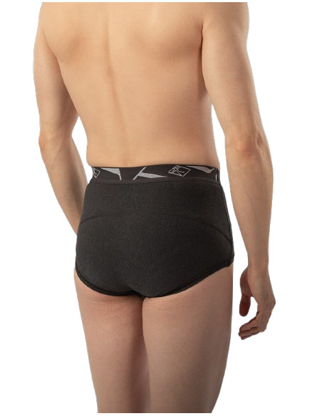 Męskie majtki przepuklinowe podtrzymujące, slipy z pelotami dla mężczyzn HERNIX42